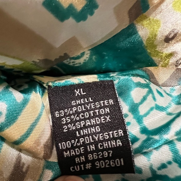 VERTIGO Green Double Breasted Trench Coat Size XL - Picture 10 of 11